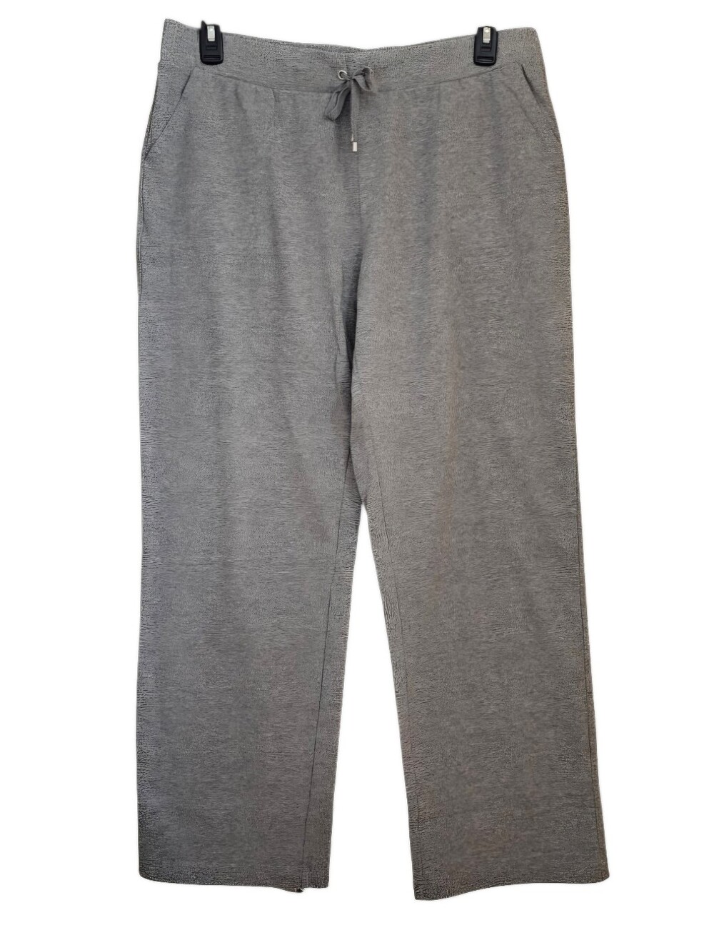 croft & barrow Women's Gray Drawstring Knit Joggers
